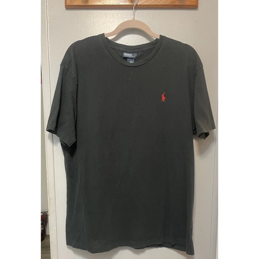 Polo Ralph Lauren Short Sleeve Crewneck T-Shirt Men's Size Large Black